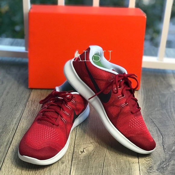 NWT Nike Free RN 2017 University Red M AUTHENTIC - Picture 6 of 8